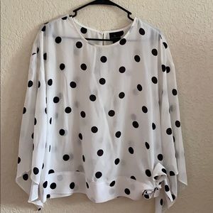 Polka dot top